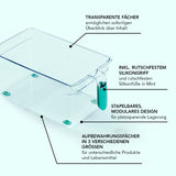 MAXXMEE Kühlschrankfächer 3-tlg. - 3 verschiedene Größen - mint