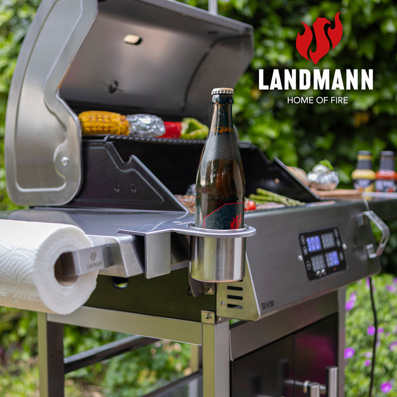 LANDMANN VOLTRIS Elektro-Grillwagen - Edelstahl