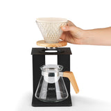 BEEM Kaffeebereiter Set Pour Over - 4-tlg. - 600 ml - schwarz/Edelstahl