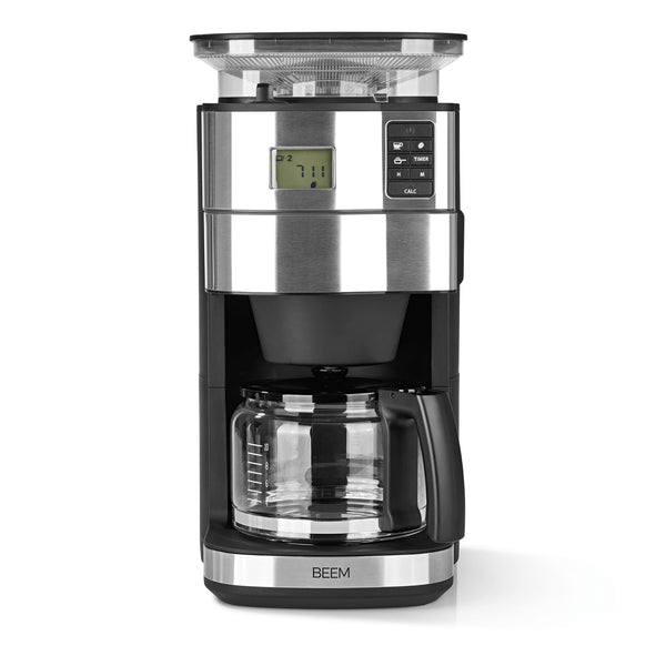 BEEM FRESH-AROMA-PERFECT II Filter-Kaffeemaschine mit Mahlwerk - Glas