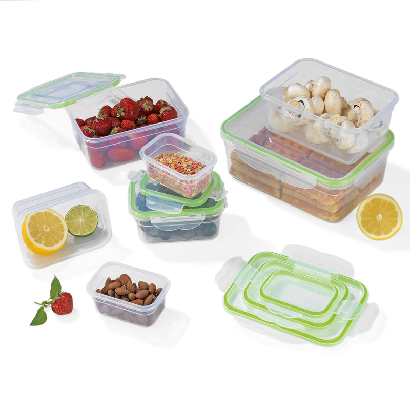 GOURMETmaxx Frischhaltedosen Klick-it - 14-tlg. - transparent