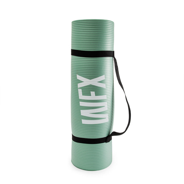 #DoYourFitness Fitnessmatte - In- & outdoor - Yoga, Gymnastik & Co. - 183 x 61 x 0,8 cm - Türkis