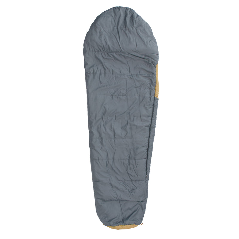 Where Tomorrow Camping Schlafsack Classic - Mumienschlafsack mit Tasche - 230 x 80 x 55 cm - Curry