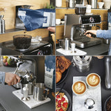 ESPRESSO-GRIND-PROFESSION Espresso-Siebträgermaschine mit Mahlwerk + 2x ESPRESSO PERFETTO Ganze Bohne + 2x CAFÉ CREMA Ganze Bohne