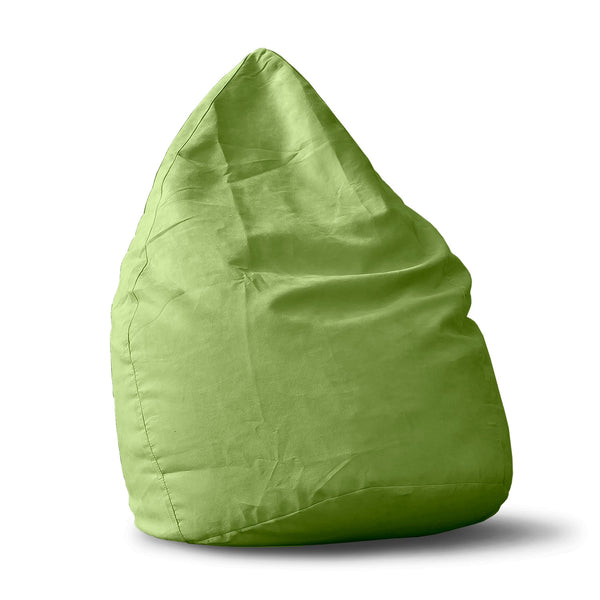 LUMALAND Luxury XL PLUS Sitzsack stylischer Beanbag - 220L Füllung mit extra starken Nähten - Grün