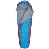 Where Tomorrow Camping Schlafsack Small & Light - Mumienschlafsack mit Tasche - 220 x 80 x 50 cm - Grau-Himmelblau