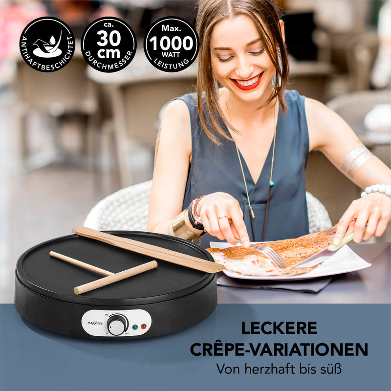 MAXXMEE Crepe Maker - schwarz