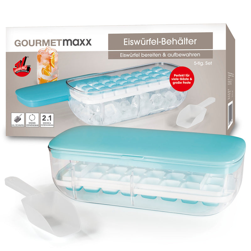 eiswürfel aufbewahren GOURMETmaxx Eiswürfelbehälter