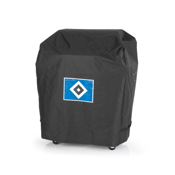 HSV Wetterschutzhaube L - schwarz mit Logo, robust, wasserdicht, atmungsaktiv und kältebeständig bis -20 Grad.