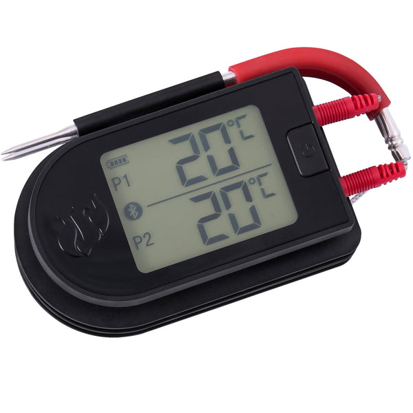 LANDMANN Selection Digital Thermometer mit zwei Temperaturfühlern und großer Anzeige zur präzisen Überwachung von Kerntemperaturen.