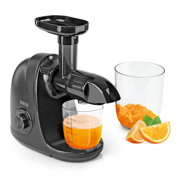 N8WERK Slow Juicer in der Midnight Black Edition