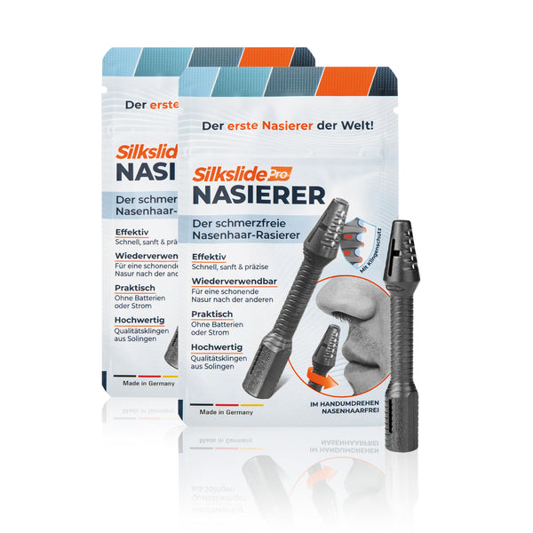 Silkslide Pro Nasenhaartrimmer - Nasierer - 2er-Set