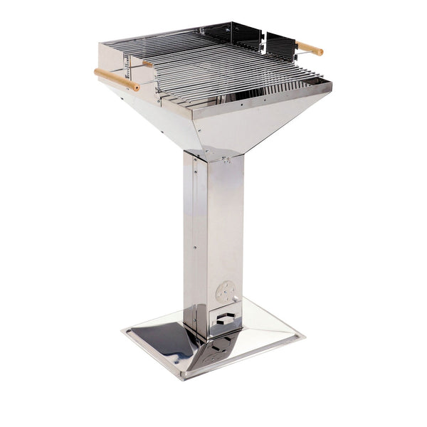 GRILLCHEF Trichtergrill - 95,5 cm - silber