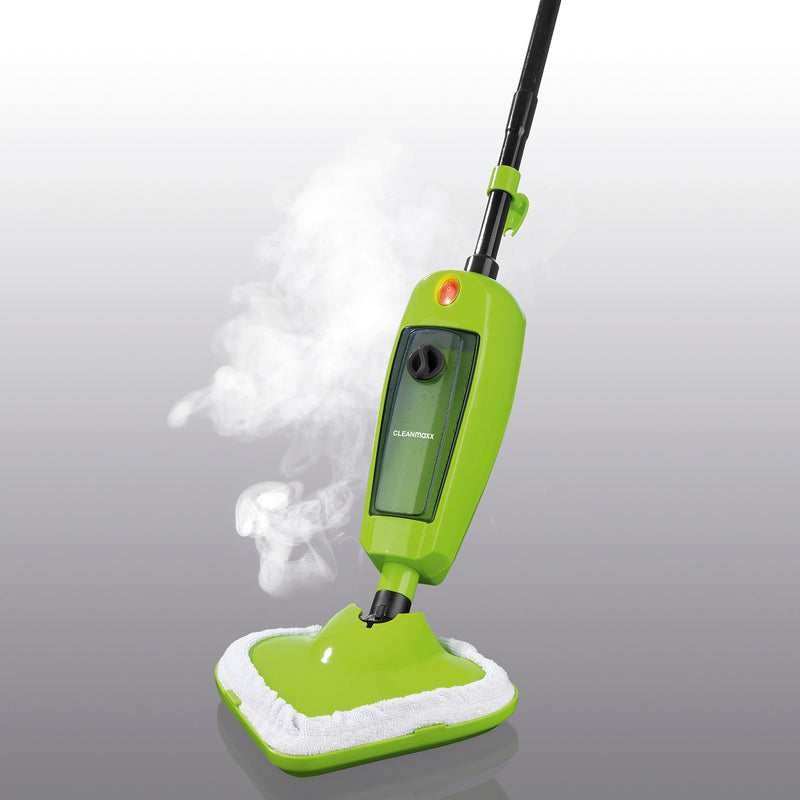 CLEANmaxx Dampfbesen 1000W in Limegreen/Schwarz