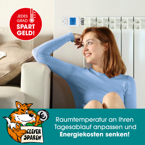EASYmaxx Heizkörperthermostat Digital