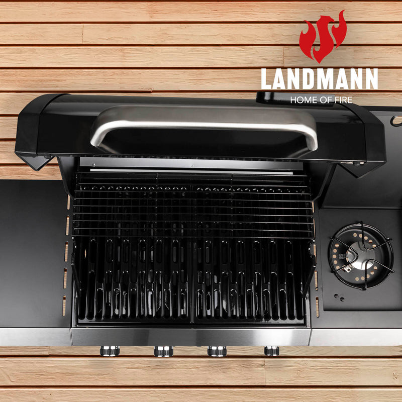 LANDMANN Gasgrill Rexon PTS 3.1 - schwarz