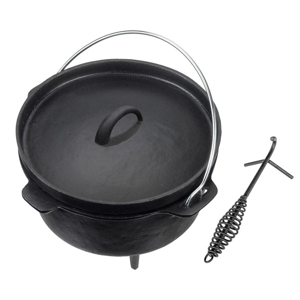 LANDMANN Dutch Oven mit Deckelheber - 9 l - schwarz