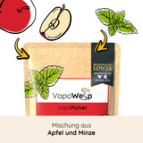 VapoWesp Pulver Apple & Mint - 100 g