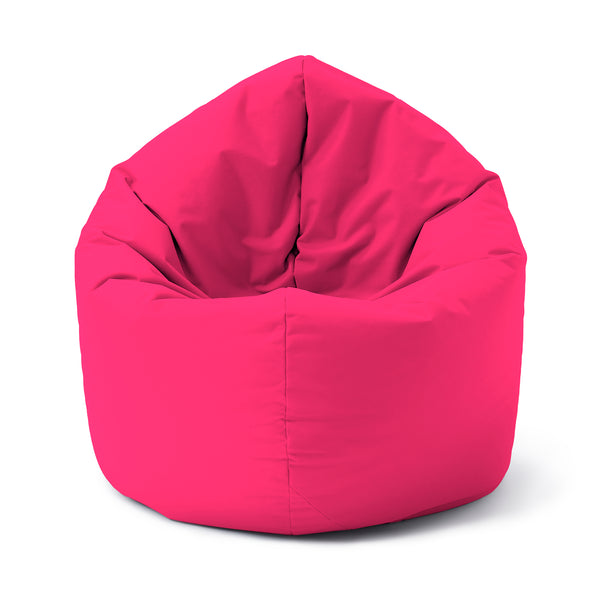 LUMALAND Sitzsack Drops (300 L) - pink, robust, für Indoor & Outdoor, leicht, pflegeleicht, mit EPS-Perlenfüllung und verdecktem Reißverschluss.