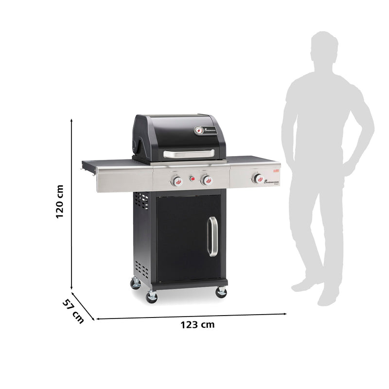 LANDMANN Gasgrill Triton 2.1 MaxX - 121 cm - schwarz