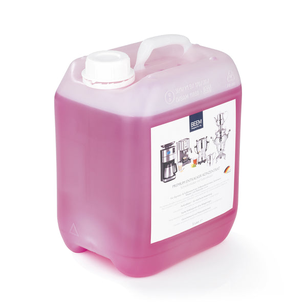 BEEM PREMIUM ENTKALKER KONZENTRAT - 5 l Kanister mit Universal-Entkalker für Kaffeevollautomaten, Espressomaschinen und Wasserkocher.