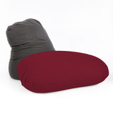 LUMALAND Flexi Comfort Sitzsack - Premium Bean Bag Sitzkissen - Medium 142 x 84 cm - Rot