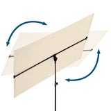 Hoberg flexibler Sonnenschirm - Beige