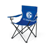 S04 Campingstuhl faltbar mit Logo - 80x50 cm - weiß/blau
