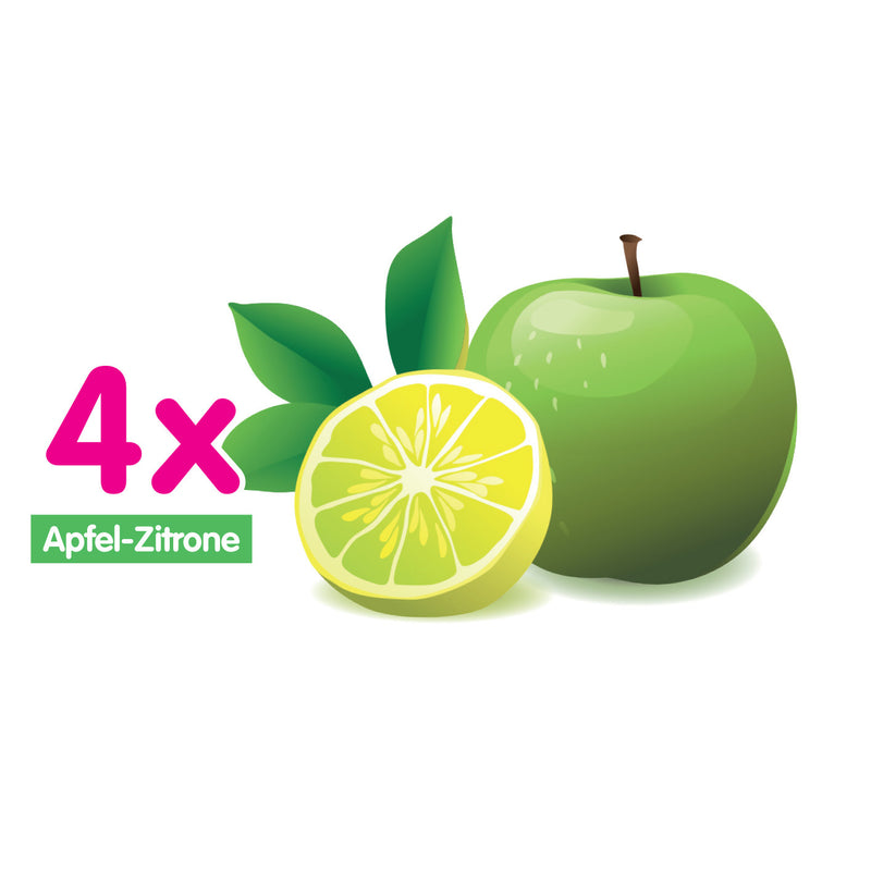 Abfluss-Fee Waschbecken 8x Duftstein - Zitrone/Apfel
