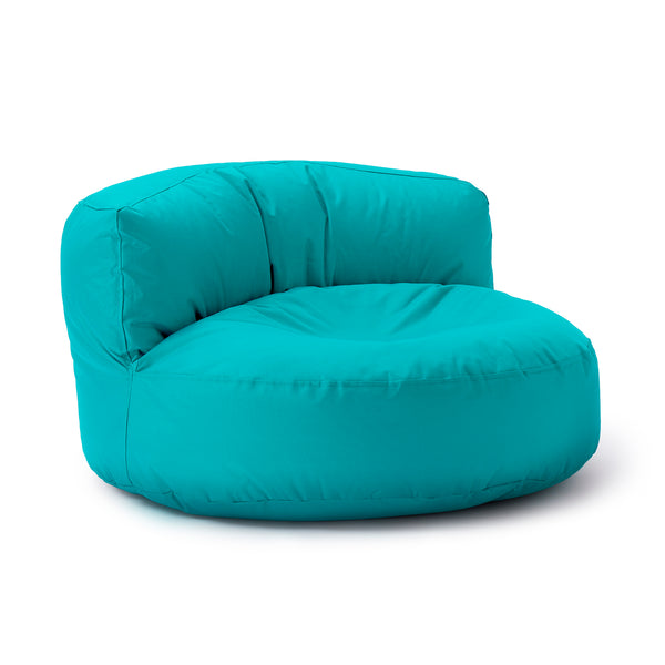LUMALAND Sitzsack Lounge (320 L) Aquamarin, modern, bequem, indoor & outdoor, pflegeleicht, robust mit verdecktem Reißverschluss, leicht transportierbar.
