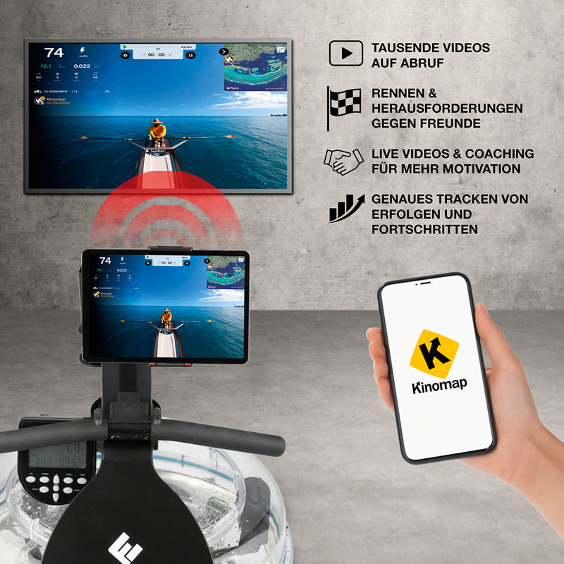 FitEngine Wasser-Rudergerät Smart | braun