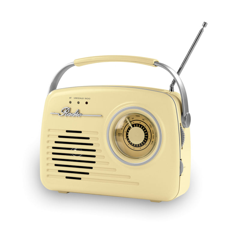 EASYmaxx Radio Retro 6V in Vanille