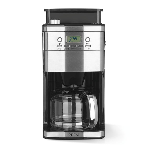 BEEM FRESH-AROMA-PERFECT SUPERIOR Filterkaffeemaschine mit Mahlwerk - Glas