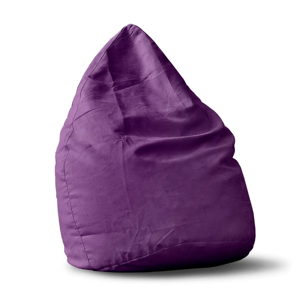 LUMALAND Luxury XL PLUS Sitzsack stylischer Beanbag - 220L Füllung mit extra starken Nähten - Lila