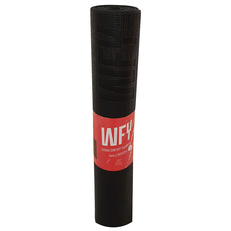 DoYourYoga Yogamatte Kirana - 183 x 61 x 0,4 cm - Schwarz