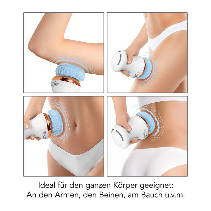 MAXXMEE Massagegerät Anti-Cellulite - weiß/rosegold