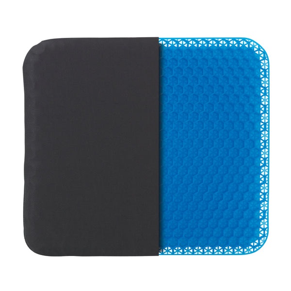 MAXXMEE Sitzkissen mit Wabenstruktur aus Gelmaterial - 42x36cm - schwarz