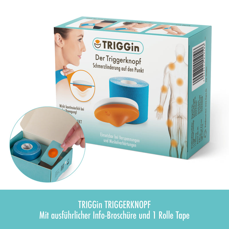 TRIGGin Triggerknopf orange mit blauem Tape