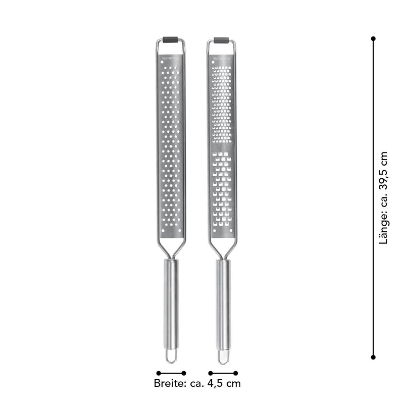 MAXXMEE Zester Reibe 2er-Set - Edelstahl