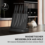 N8WERK Messerset & Messerblock in der Midnight Edition - 7-teilig