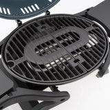 GRILLCHEF Kompaktgasgrill - 39 cm - schwarz