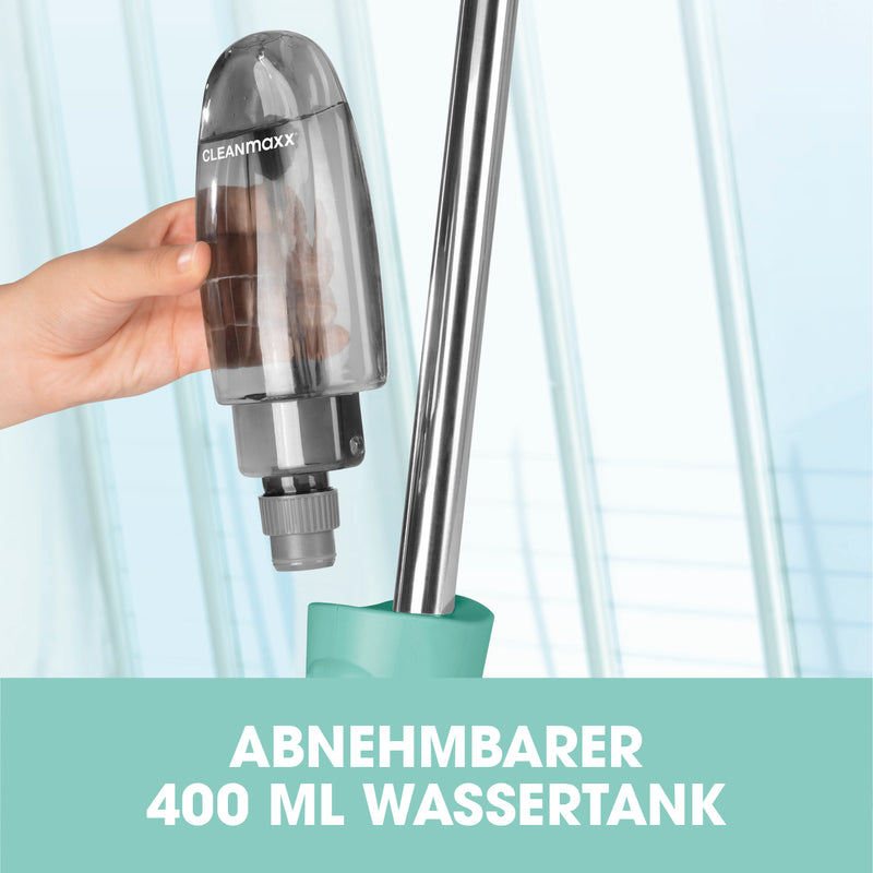 CLEANmaxx Spray-Mopp - 400 ml Wassertank - türkis