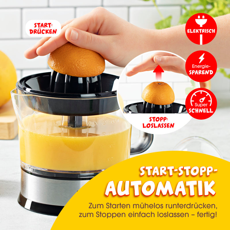 GOURMETmaxx Zitruspresse 0,7l - Edelstahl