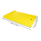 MAXXMEE Wassermatte XXL - 270 x 180cm - Belastbar bis 300 kg - gelb/türkis