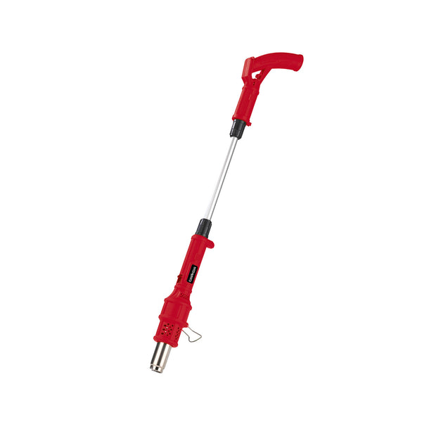 GARVIDA Universal-Brenner 3in1 - rot mit 3 Düsen, 2 Temperaturstufen, für Unkrautbrenner, Grillanzünder und Heißluftpistole.