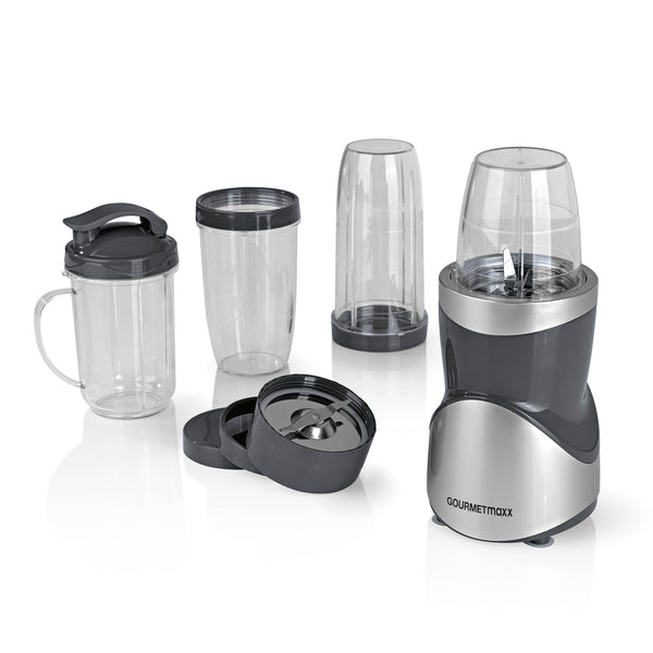 GOURMETmaxx Smoothie Maker 12-tlg. - 380 W - grau