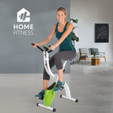 VITALmaxx Heimtrainer mit magnetischer Bremse - limegreen/weiß