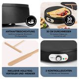 MAXXMEE Crepe Maker - schwarz