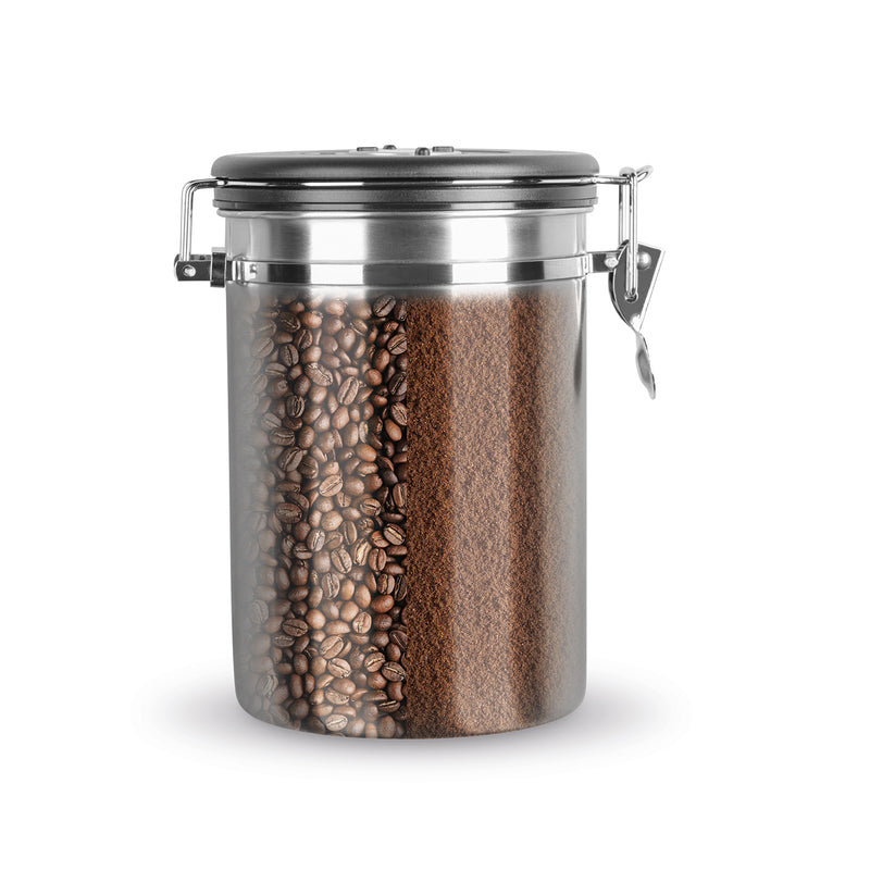 BEEM KAFFEEDOSE Vorratsdose mit Dosierlöffel - 1,9 l - B-Ware