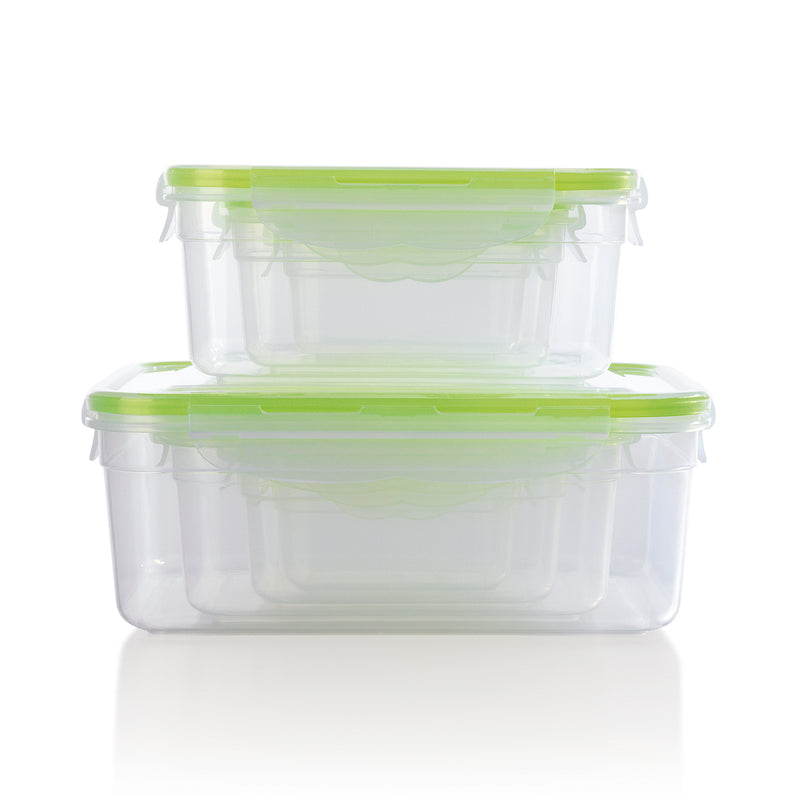 GOURMETmaxx Frischhaltedosen Klick-it - 14-tlg. - transparent